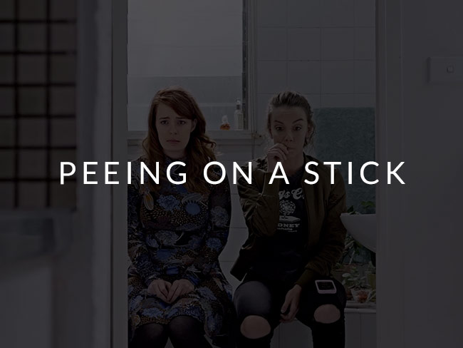 Peeing on a stick